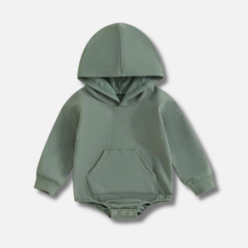Cozy Hoodie Baby Romper