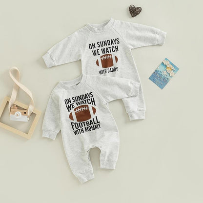 Daddy & Me Football Romper