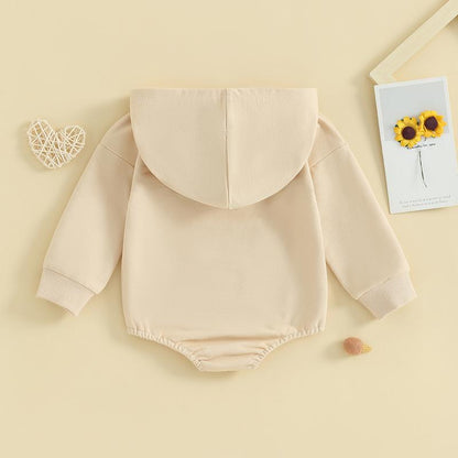 Cozy Hoodie Baby Romper