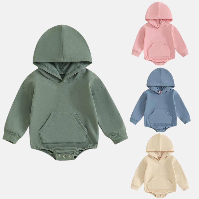 Cozy Hoodie Baby Romper