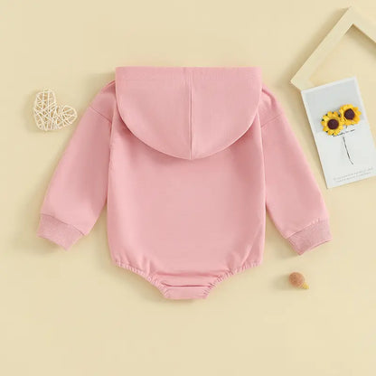 Cozy Hoodie Baby Romper