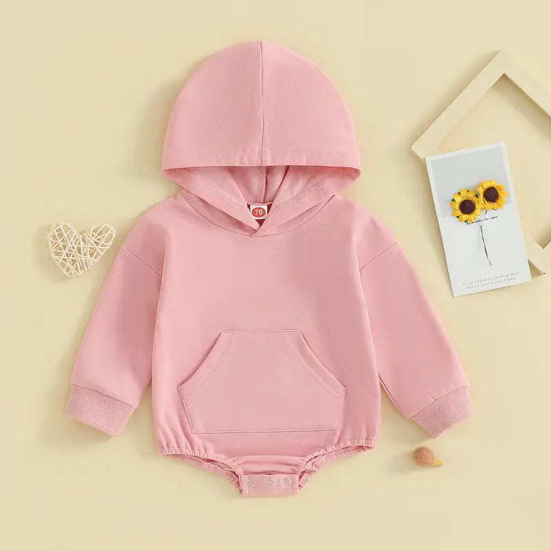 Cozy Hoodie Baby Romper