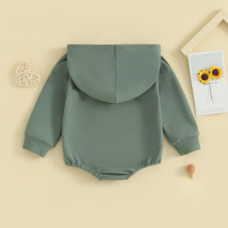 Cozy Hoodie Baby Romper