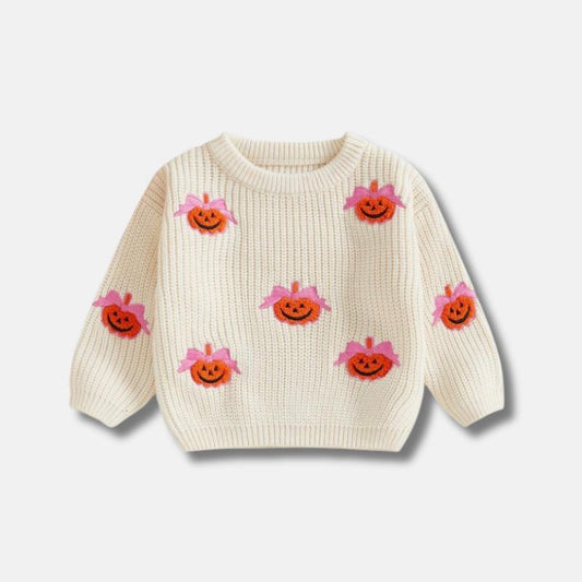 Pumpkin Knit Halloween Sweater