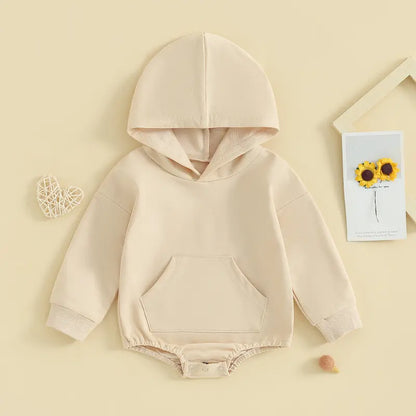 Cozy Hoodie Baby Romper