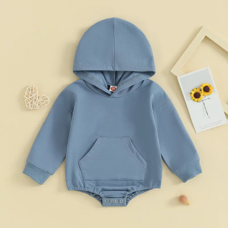 Cozy Hoodie Baby Romper